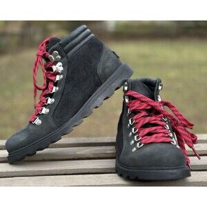 Sorel Women's Black Ainsley Conquest Ankle Hiking Boots NL3091-010 - Size 7.5